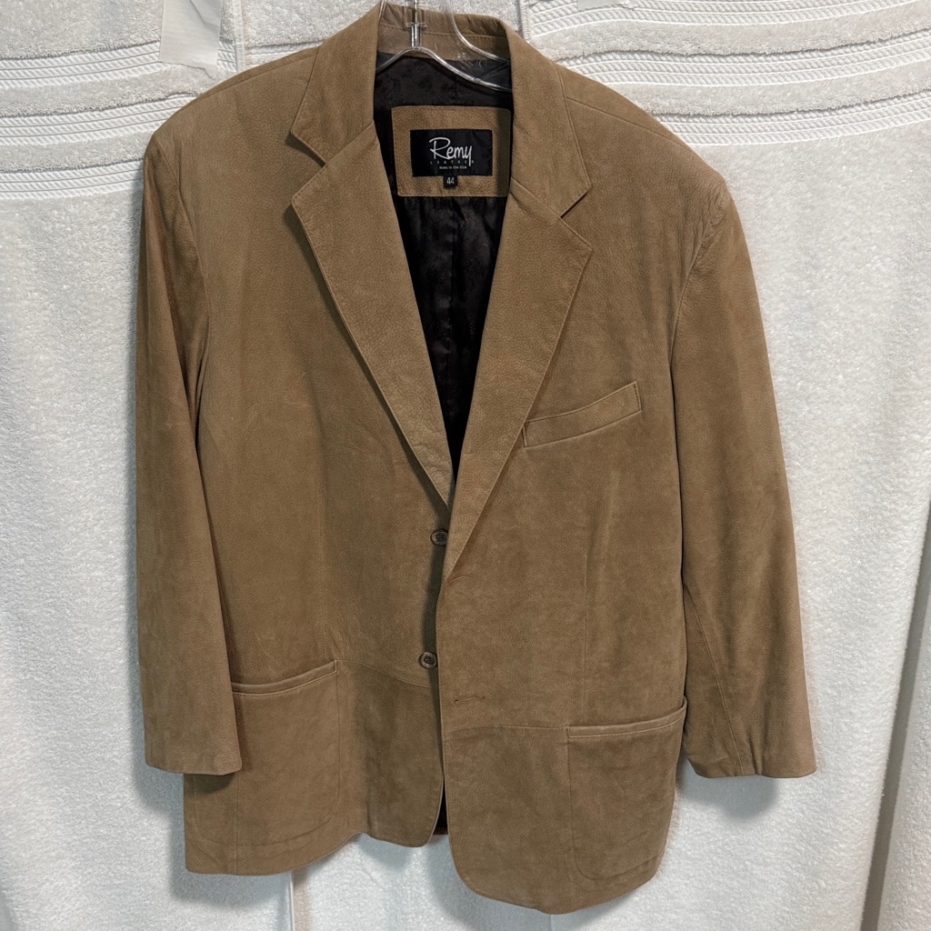 Remy Leather Tan Suede Blazer Pc1